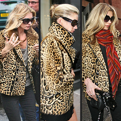 leopard fur jacket