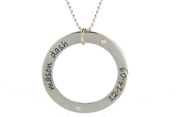 Pictures of the necklace belonging to Kourtney Kardashian courtesy of Posh Mommy