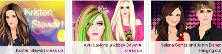 celebrity dress up games online