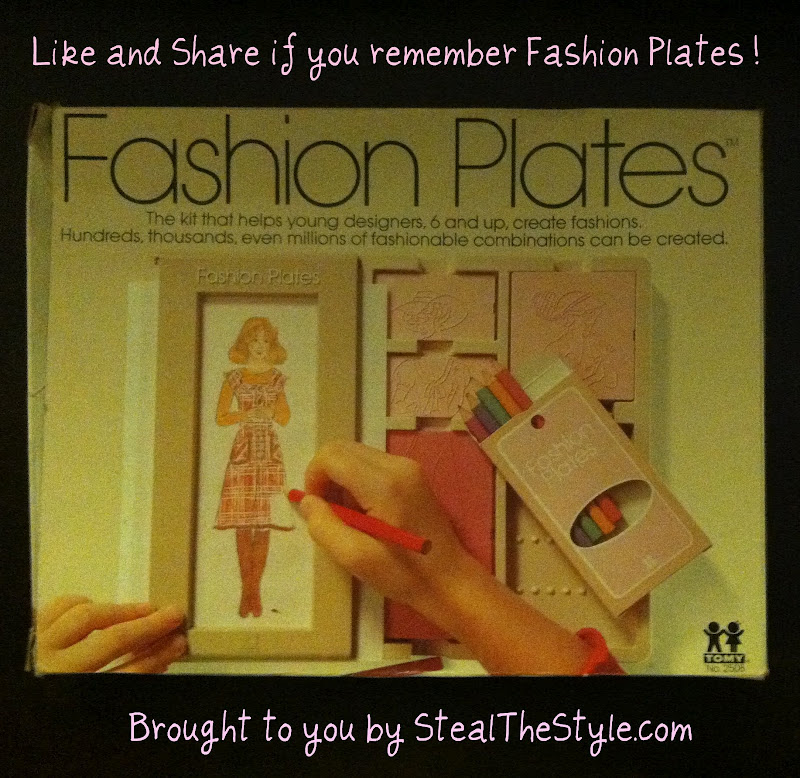 Who Remembers Vintage Fashion Plates? Steal The Style