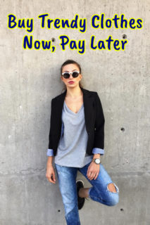 buy now pay later clothes and shoes