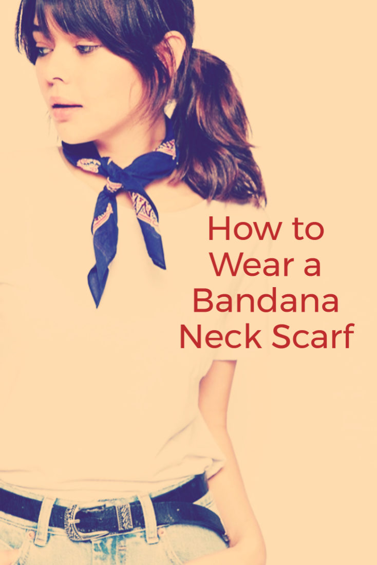 How to Wear a Bandana Neck Scarf