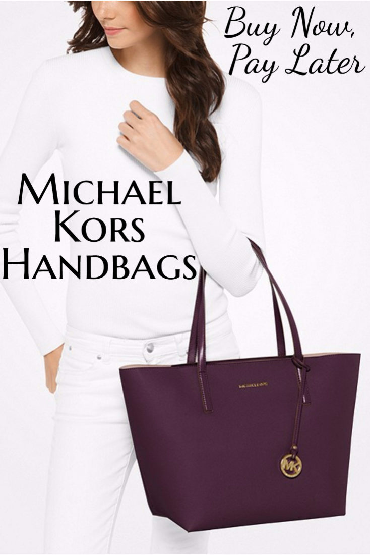 Buy new and used Michael Kors handbags at stores that offer payment plans or deferred billing, so you can buy now and pay later and make payments!