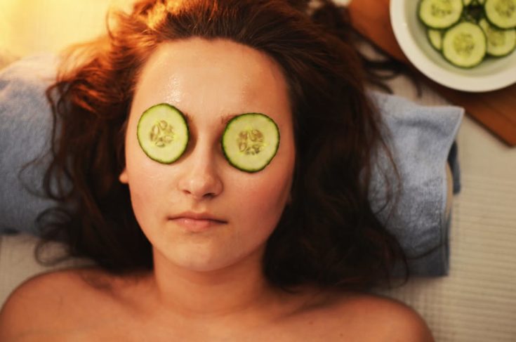 Cucumbers on the Eyes