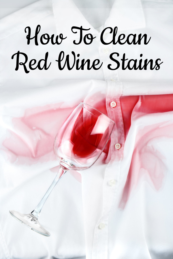 How To Clean Red Wine Stains