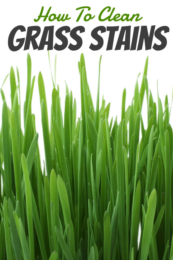how to clean grass stains