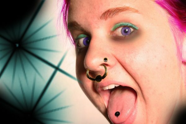 nose and tongue rings