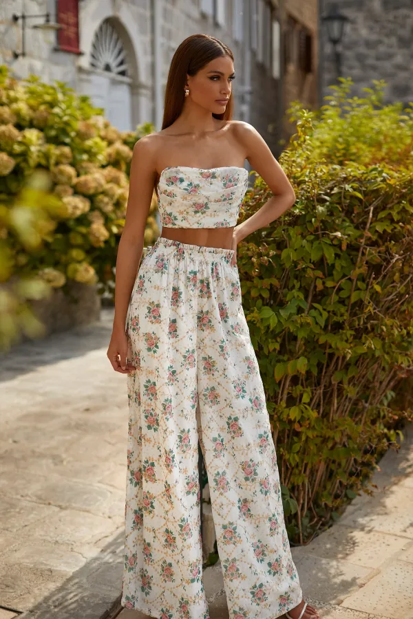 Floral Print Two Piece